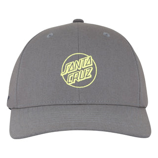 Santa Cruz Skateboards Hat Opus Dot Snapback Grey/Yellow