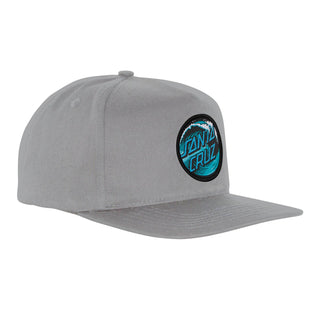 Santa Cruz Skateboards Hat Wave Dot Snapback Cement