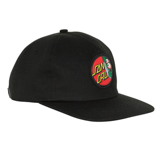 Santa Cruz Skateboards Hat Beware Dot Strapback Black