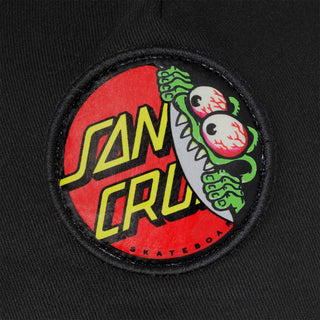 Santa Cruz Skateboards Hat Beware Dot Strapback Black