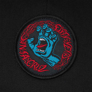 Santa Cruz Skateboards Hat Screaming 50 Mesh Trucker Blk/Wht