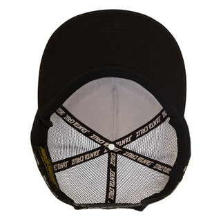 Santa Cruz Skateboards Hat Cruz Embroidered Mesh Trucker White/Black