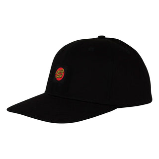 Santa Cruz Skateboards Hat Cruz Label Snapback Black