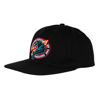 Santa Cruz Skateboard Hat Natas MFG Panther Snapback Black