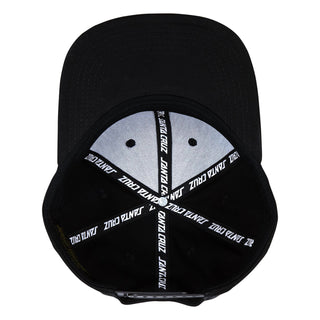 Santa Cruz Skateboard Hat Natas MFG Panther Snapback Black
