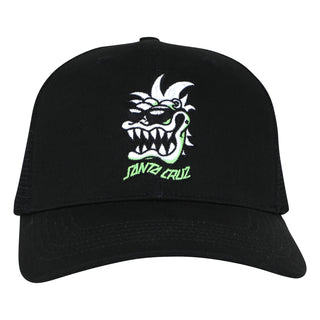 Santa Cruz Skateboards Hat SC Gremlin Mesh Trucker Black