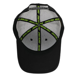 Santa Cruz Skateboards Hat SC Gremlin Mesh Trucker Black