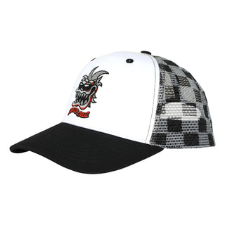 Santa Cruz Skateboards Hat SC Gremlin Mesh Trucker White/Checker