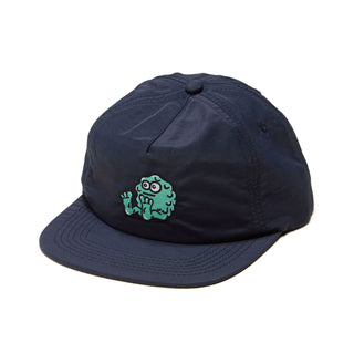 Snot Wheel Co. Hat Booger Nylon 5 Panel Navy