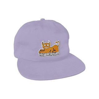 Toy Machine Skateboard Hat Devil Cat Lavender