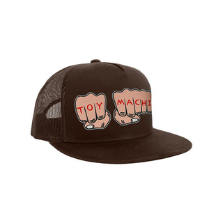 Toy Machine Skateboards Hat Fists Brown