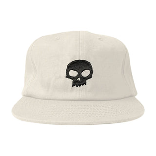 Zero Skateboards Hat Skull Applique Off White
