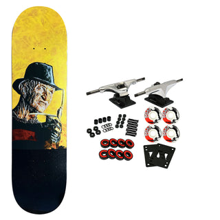Hammers Skateboard Complete Cares About Hypnocil Yellow 8.25" x 31.75"