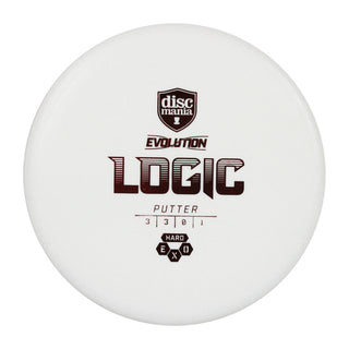 Discmania Disc Golf Exo Hard Logic Putter 3/3/0/1 White/Red 176 grams