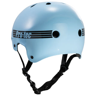 Pro Tec Skateboard Helmet Old School Certified Gloss Baby Blue Size M