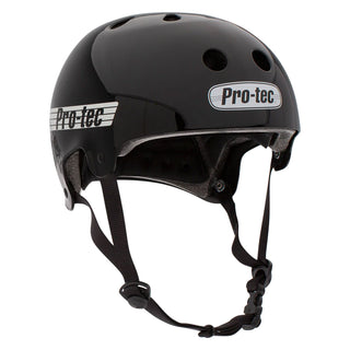 Pro Tec Skateboard Helmet Old School Certified Gloss Black Size XL