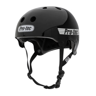 Pro Tec Skateboard Helmet Old School Certified Gloss Black Size L