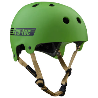 Pro Tec Skateboard Helmet Old School Certified Matte Seaweed Size L