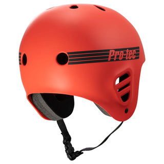 Pro Tec Skateboard Helmet Full Cut Skate Matte Bright Red Size M