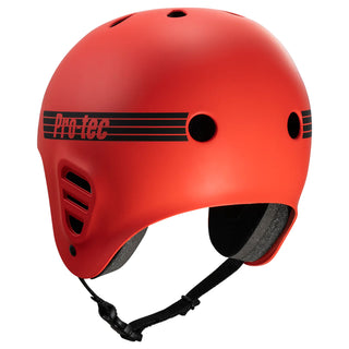 Pro Tec Skateboard Helmet Full Cut Skate Matte Bright Red Size M
