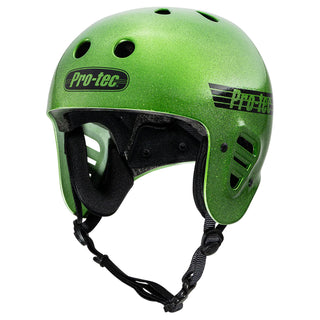 Pro Tec Skateboard Helmet Full Cut Certified Candy Green Flake Size XS