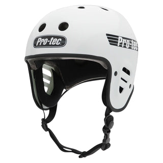 Pro Tec Skateboard Helmet Full Cut Certified Gloss White Size XS