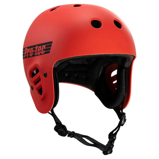 Pro Tec Skateboard Helmet Full Cut Certified Matte Bright Red Size S