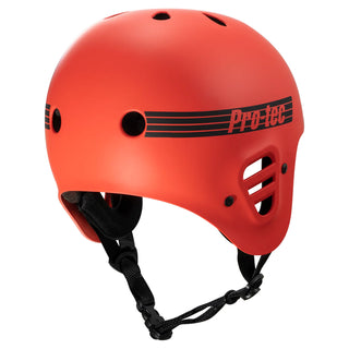 Pro Tec Skateboard Helmet Full Cut Certified Matte Bright Red Size L