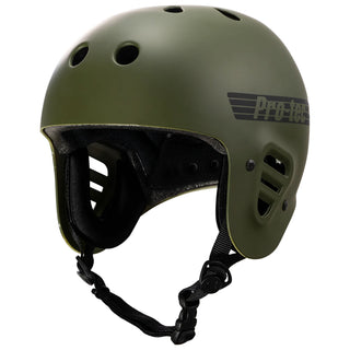 Pro Tec Skateboard Helmet Full Cut Certified Matte Olive Size M