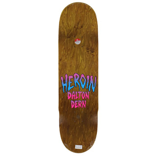 Heroin Skateboard Deck Dalton Dern Eyes Purple 8.625" x 32.2"