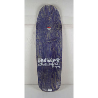 Heroin Skateboard Deck Craig Questions Gold Rush 10.0" x 32.25"