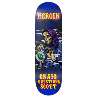 Heroin Skateboard Complete Craig Questions KO2 Fortune Teller 9.25" x 32.5"