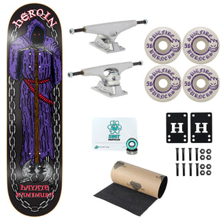 Heroin Premium Complete Skateboard Hayate KO2 Axe Man 8.25" Ft. Krux/Spitfire/Quantum