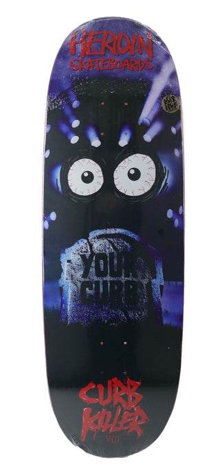 Heroin Premium Skateboard Complete Curb Killer 8 Independent Trucks SML Wheels and Quantum Snot Particles Bearings