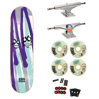Heroin Premium Skateboard with Indy Trucks, Snot Wheels 8.75" Call of the Wild