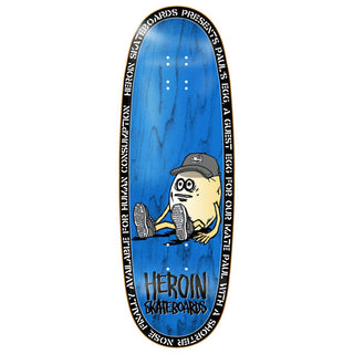 Heroin Skateboard Deck Pauls Egg Assorted 10.4" x 31.25"