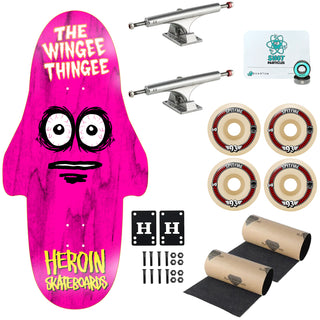 Heroin Premium Complete Skateboard Wingy Thingee 15.25" Ft. Ace/Spitfire/Quantum