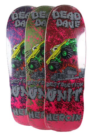 Heroin Premium Skateboard Complete Dead Dave Knock Off Slappy Trucks Ricta Wheels and Quantum Snot Particles Bearings