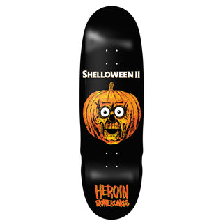 Heroin Premium Skateboard with Ace Trucks, Snot Wheels 10.1" Shelloween 2