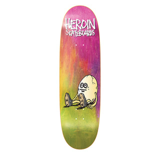 Heroin Premium Skateboard with Indy Trucks, Snot Wheels 9.1" The Rainbow Egg
