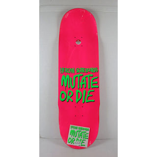 Heroin Skateboard Deck Nolan Mutate or Die 9.5" x 32.4"