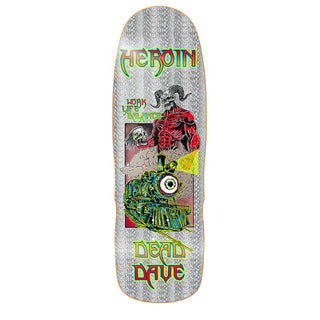 Heroin Premium Skateboard with Ace Trucks, Snot Wheels 10.1" Dead Dave Hellscape