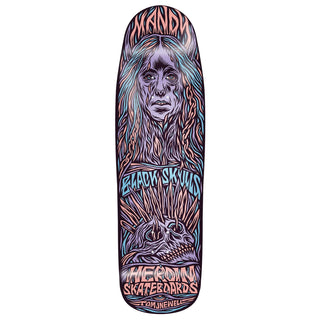 Heroin Skateboard Deck Mandy X Newell 9.25" x 32"
