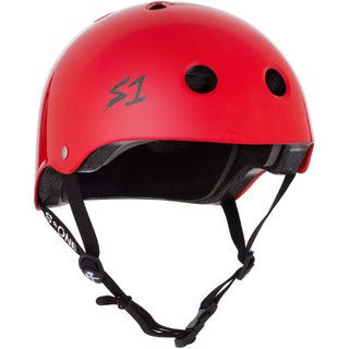S-One Skateboard Helmet Lifer Red Gloss + 2 Sizing Liners