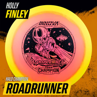 Innova Disc Golf Team Champion Series Holly Finley Halo Champion Roadrunner 9/5/-4/1 Purple Pink/White 170 grams