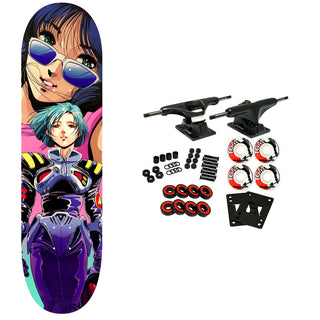 JK Industries Skateboard Complete Macross 8.5" x 32.25"