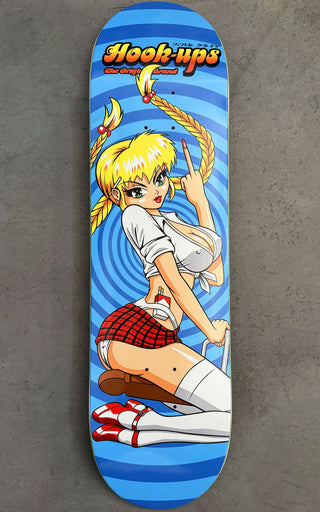 Hook Ups Skateboard Deck Seesaw Suzy 8.5"