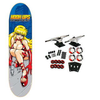Hook Ups Skateboard Complete Cityhunter 357 8.5"