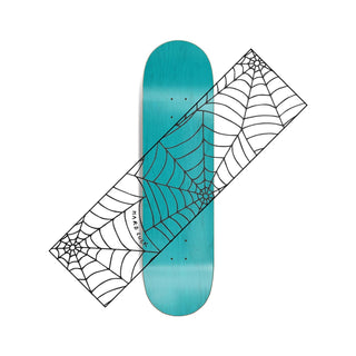 Hard Luck Skateboard Griptape Reverse Web Clear/Black 9" x 33"