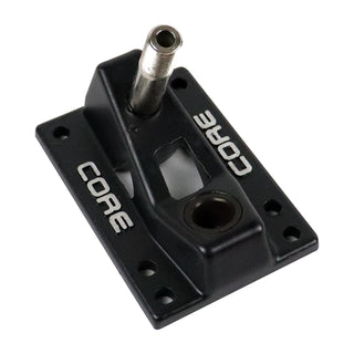 Core Trucks 6-Hole Baseplates Hollow Kingpin Black with 95A Bushings (2-Pack)